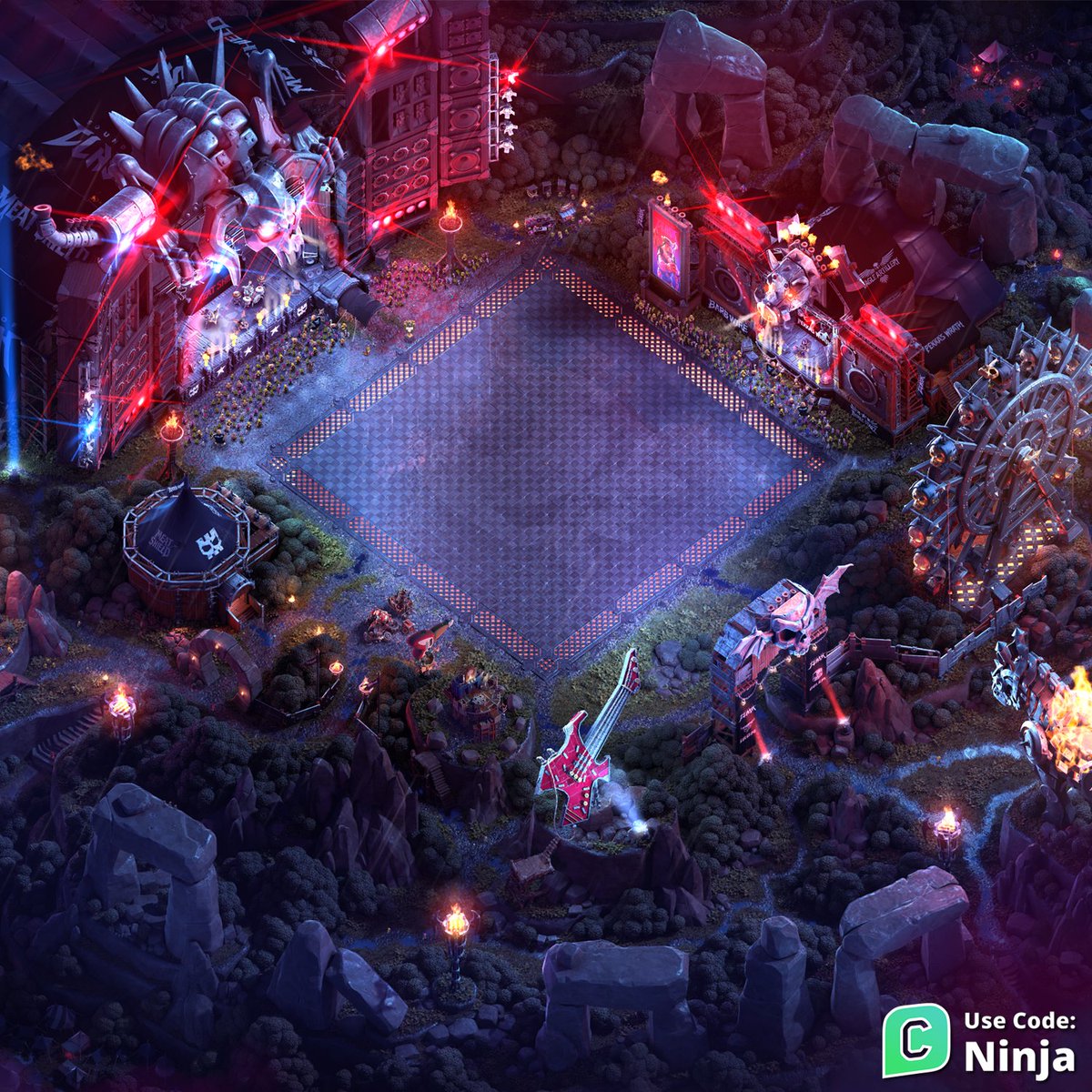 ClashDotNinja's tweet image. The Sound of Clash Scenery is now available to purchase!

A detailed look at the scenery can be seen on the Clash Ninja YouTube channel.

Code: Ninja

#ClashOfClans