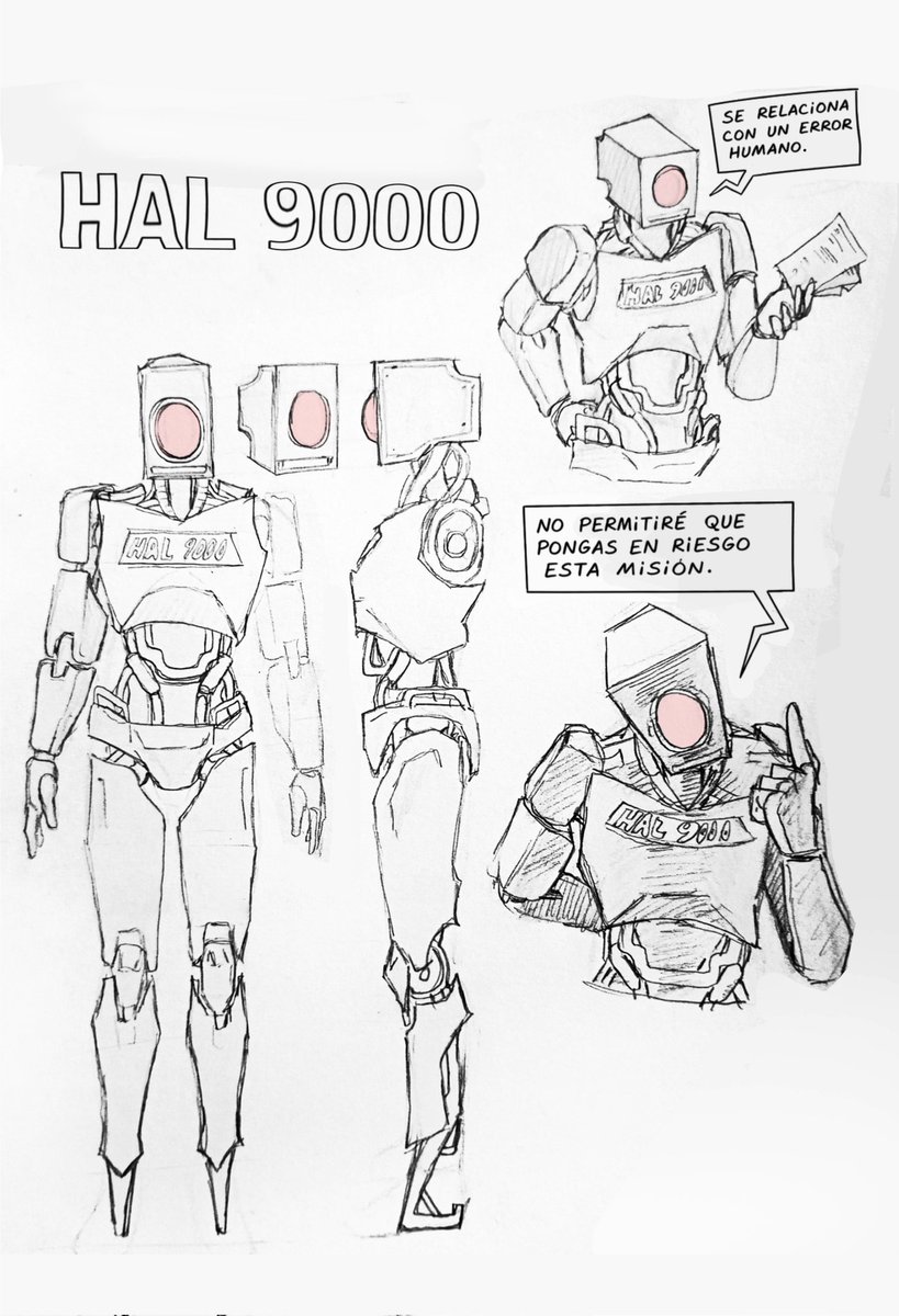 npc1024403's tweet image. #Dibujo #fanart #hal9000 #IA  recomiendo la película: Odisea en el espacio. 👨‍🚀🌌 🔴