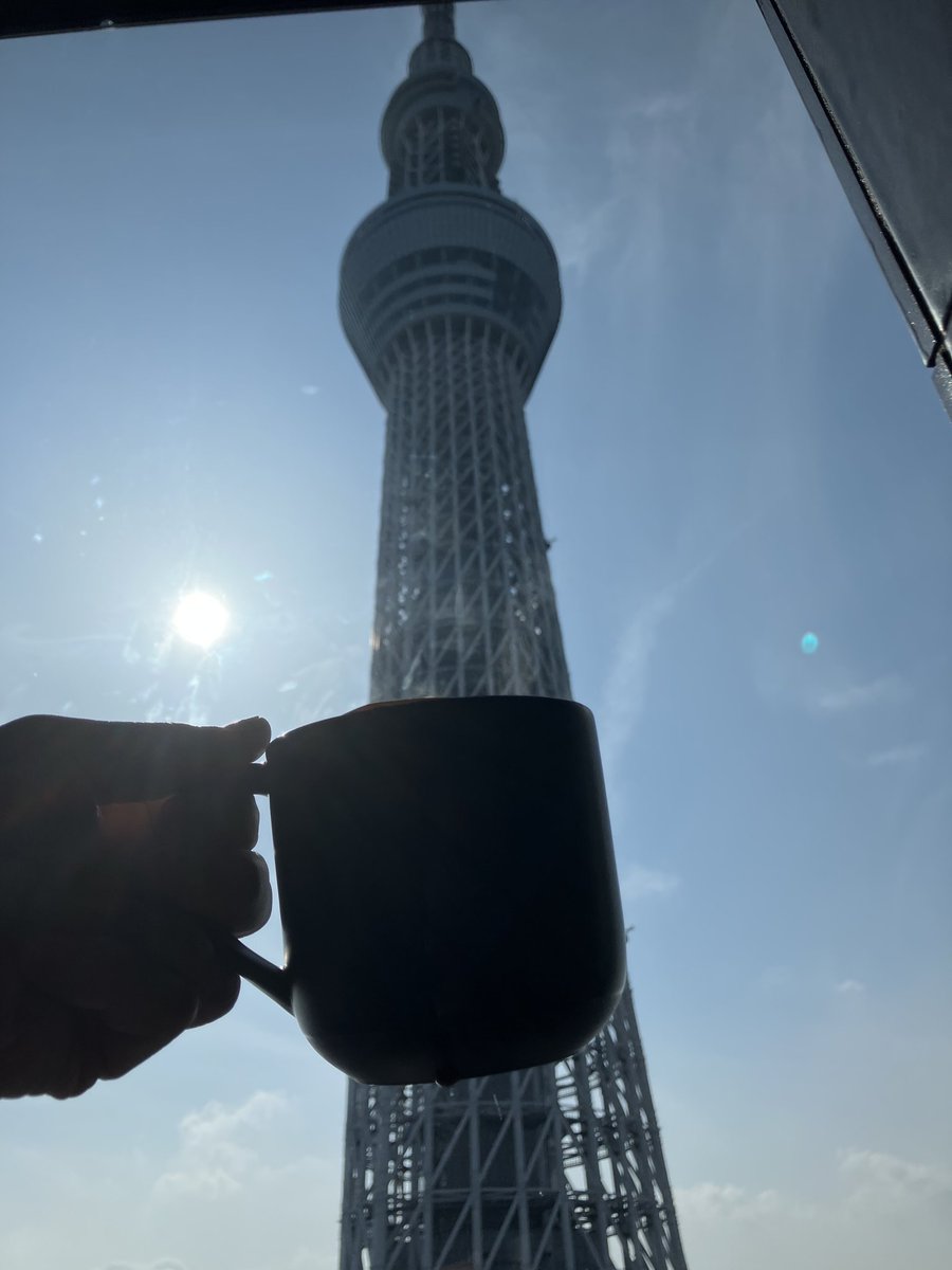 スカイツリースーパー 天空塔 レアショッパー ごめん。消してしまった。 地上150m！！ 日本一高い #STARBUCKSRESERVE