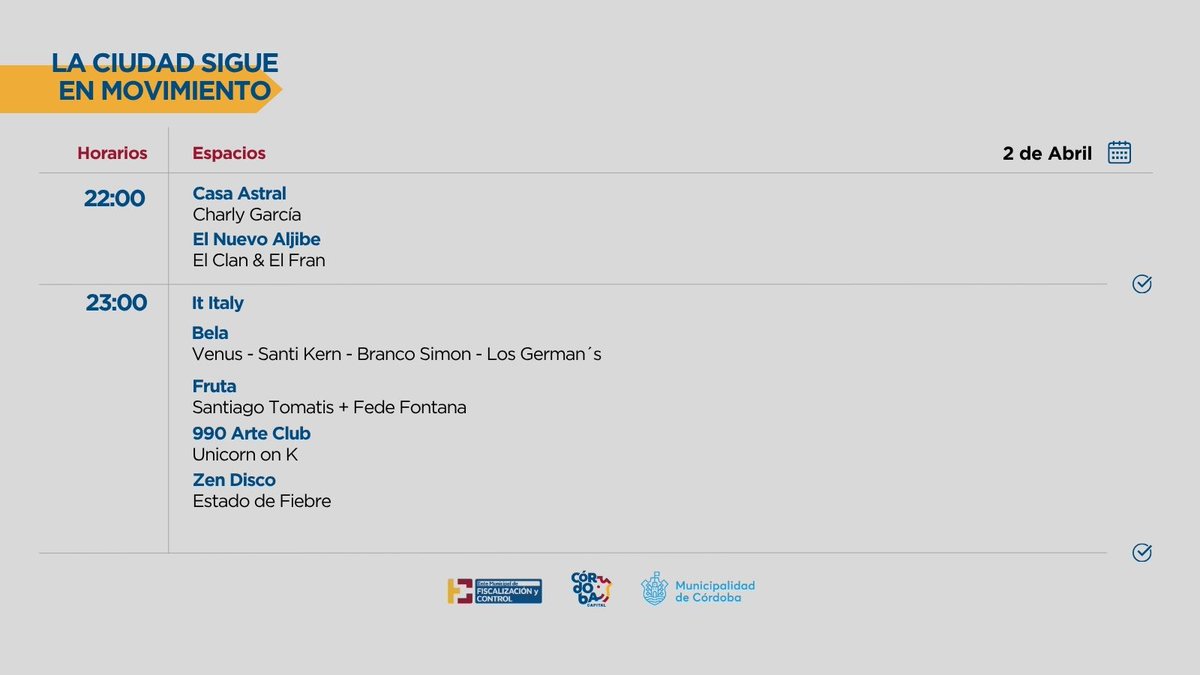 Ente Municipal de Fiscalización y Control tweet media