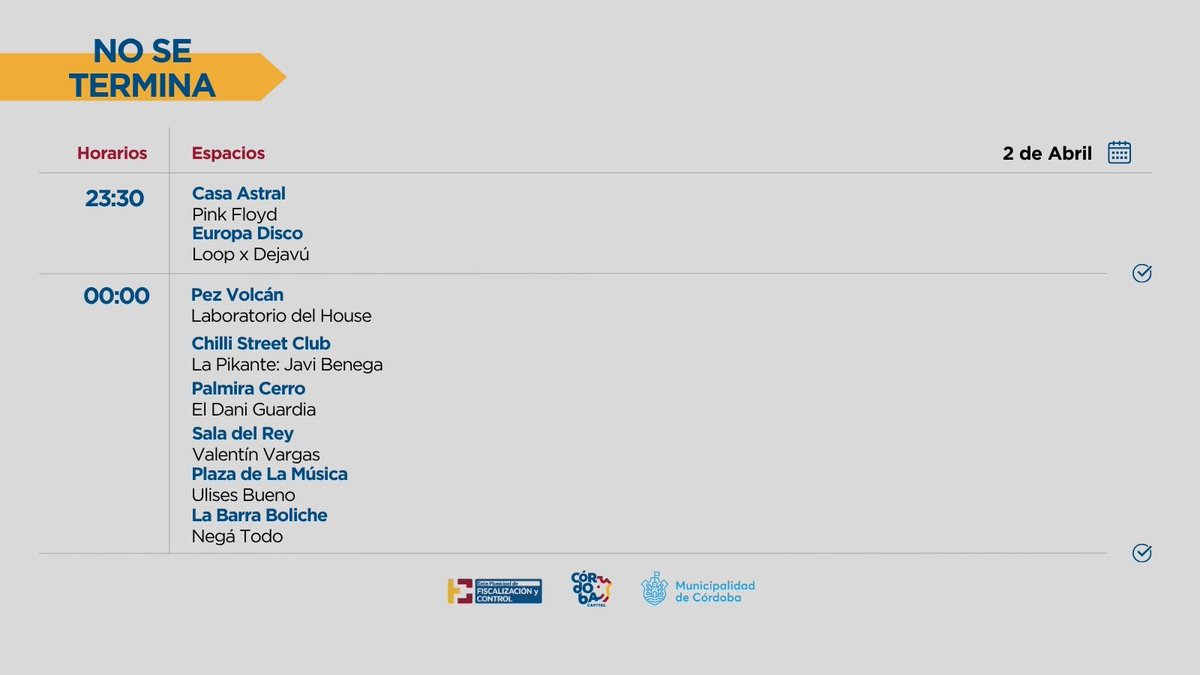 Ente Municipal de Fiscalización y Control tweet media