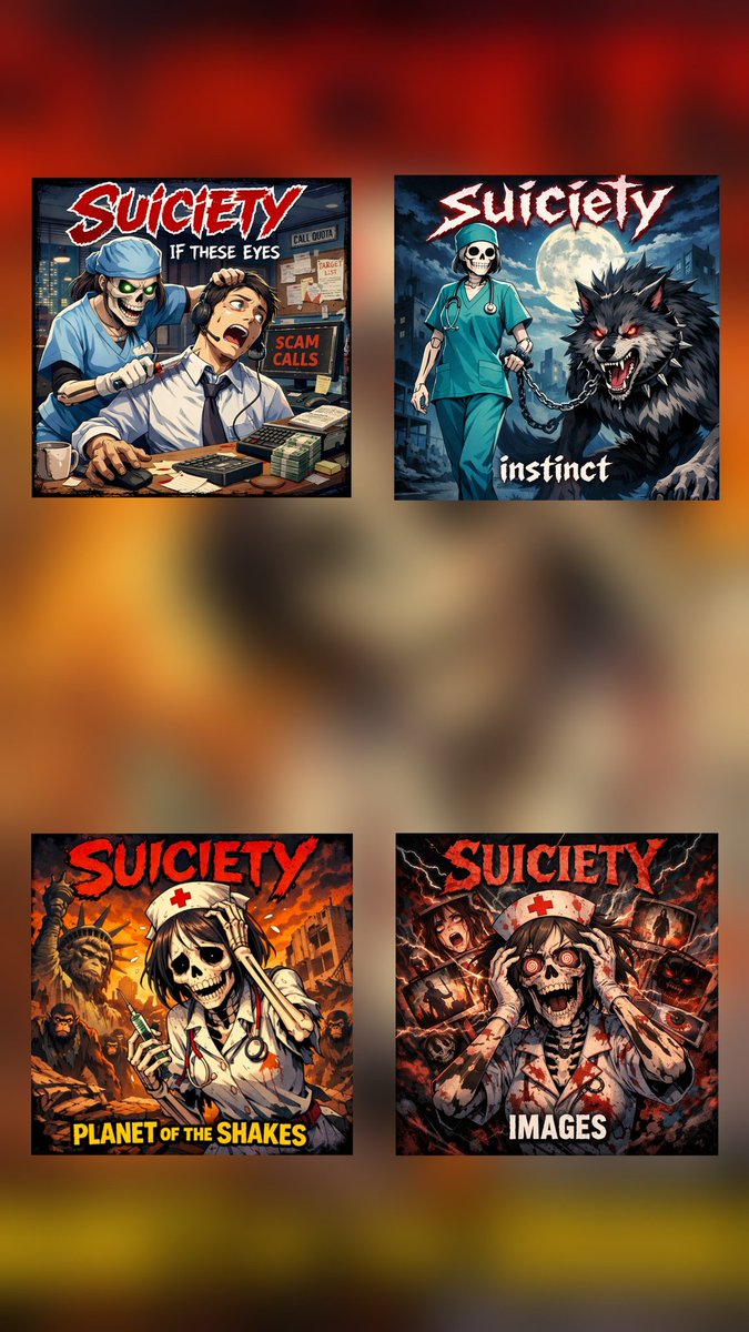 suicietyoz's tweet photo. Our final 4 tracks are available on Bandcamp ! Including our last ever track 'Images' ! Ooofftt !
https://t.co/e36K78ZHSq https://t.co/IZnpO6NjAN