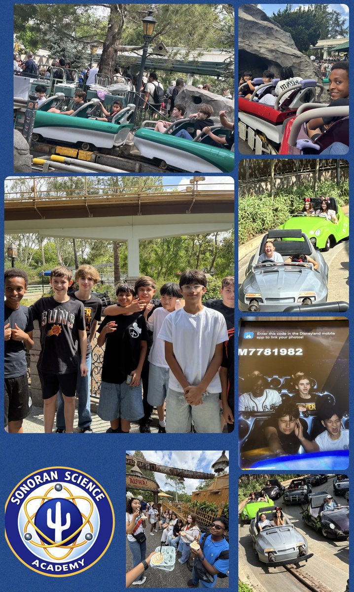 SSATucson's tweet photo. Eagle Nation has arrived at Disneyland! 🎢✨

Our 8th graders are already making memories, sharing laughs, and soaking in every moment together ❤️ #EagleNation #SSA #Disneyland #8thGradeTrip https://t.co/EBv8JZ4In4