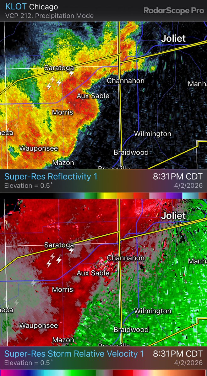 Joliet Weather Center tweet media