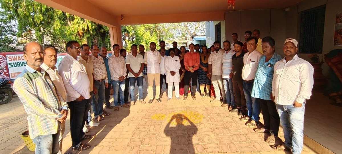 Flower Garlanding by respected ADM (Revenue) Sir on the eve of Odisha Diwas (Utkal Diwas), &amp; as a part of observation of Odia Paksha in presence of Chairperson, Nabarangpur Municipality, E.O., &amp; Team Municipality