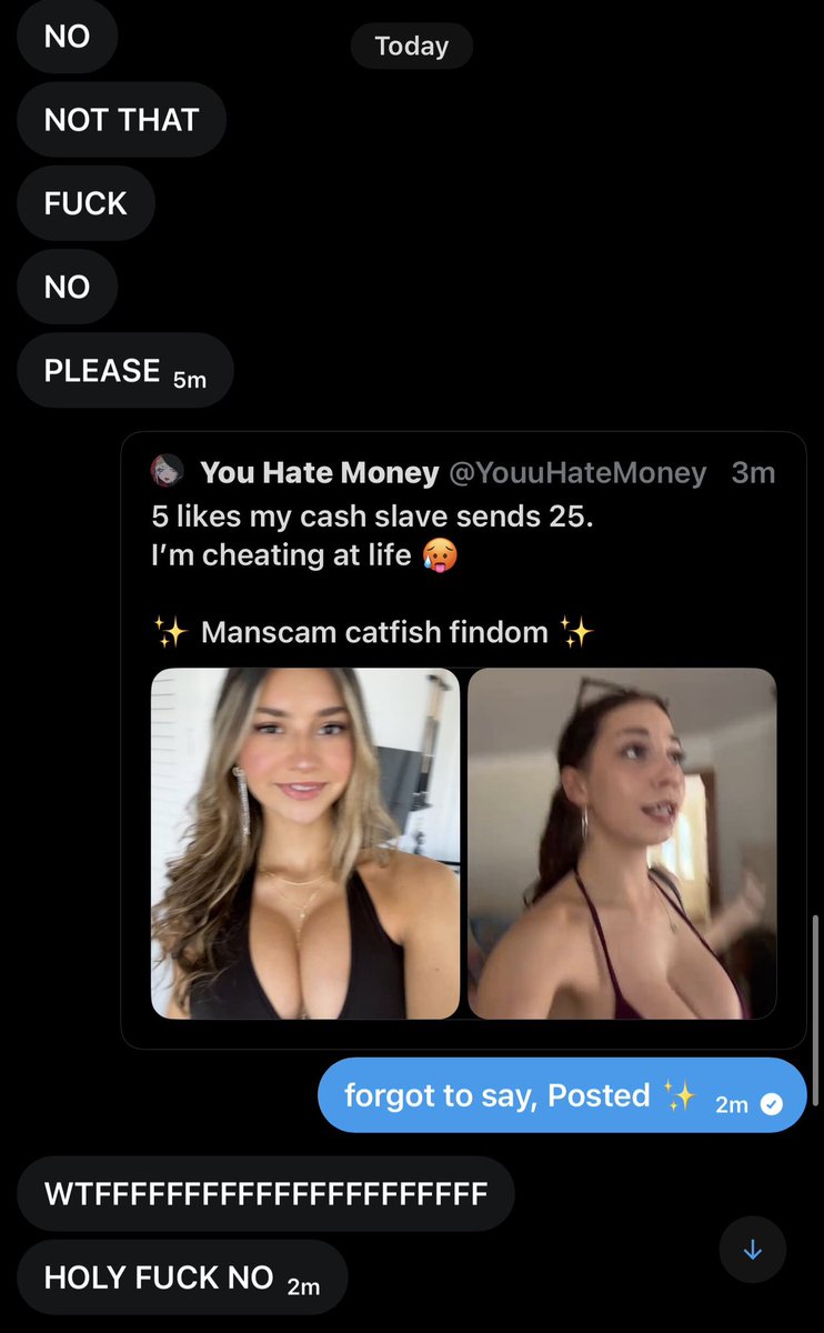 YouuHateMoney tweet picture
