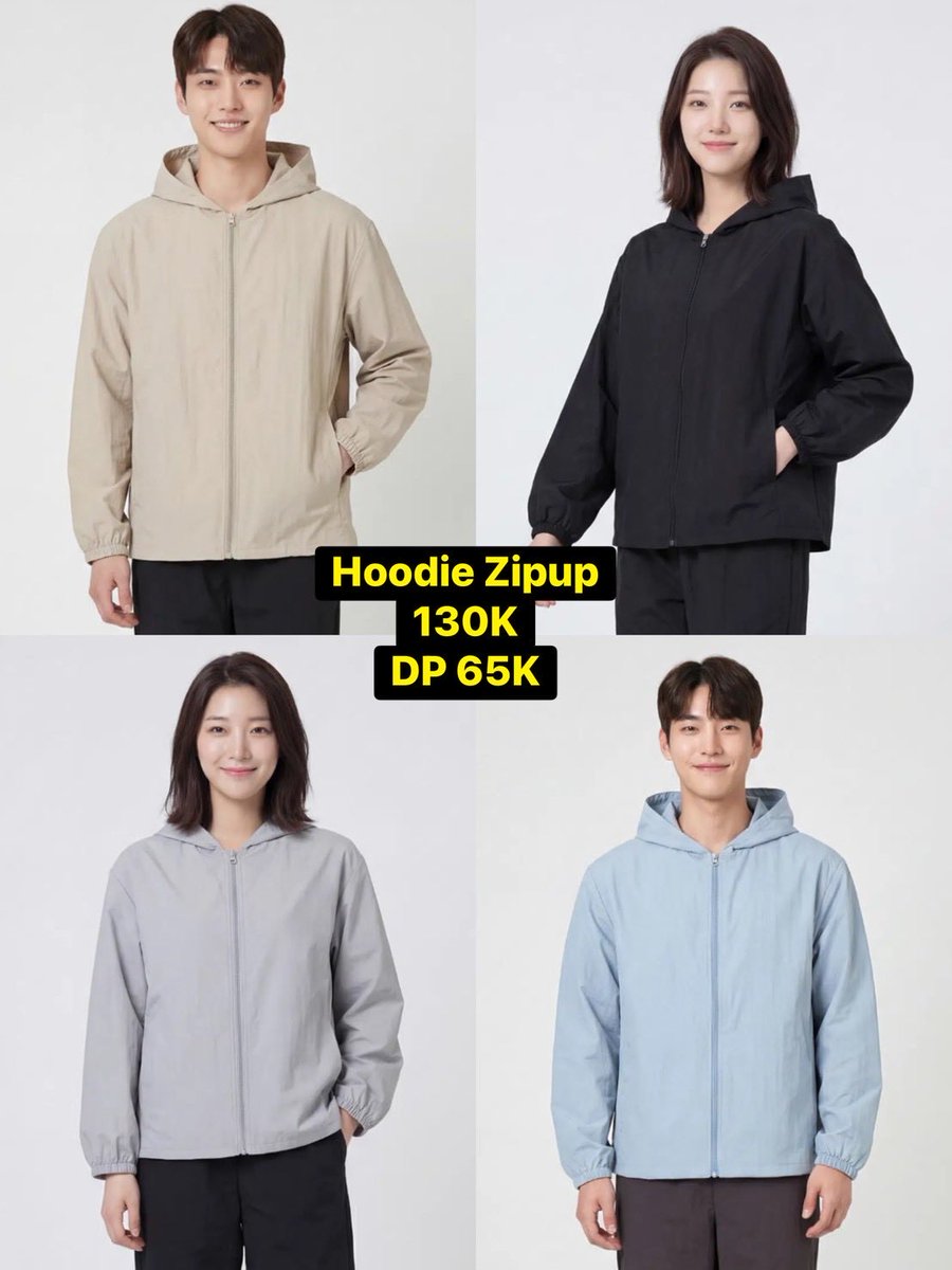 RIBBON_GO's tweet photo. Ribbon GO🎀 | INA GO🇮🇩
Open PO NYLONWINDBREAKER JACKET - DAISO
A : Hoodie Zipup 
Avail :
🎀 Black S-2XL
🎀 Blue L
🎀 Gray S-M
🎀 Beige XL-2XL

B : Crop Windbreaker
Avail : 
🎀 Yellow, Gray, Blue,  S - L
🎀 Black S - 2XL

Close : TBA
✅ Bersih INA
❌ Excld Pack
✈️ HC 11 April 26 https://t.co/qupvsBHmnE