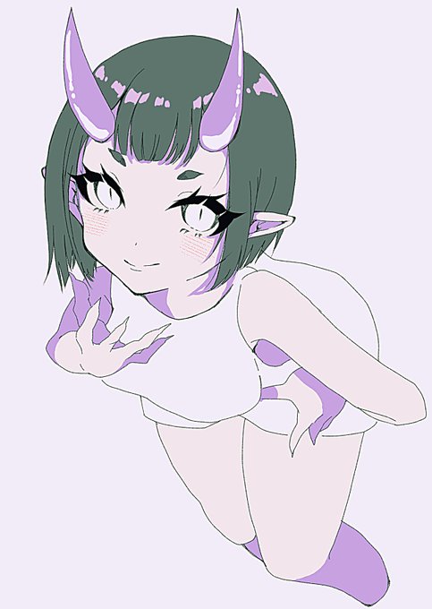 ポージングの練習で描いた👹ちゃん 