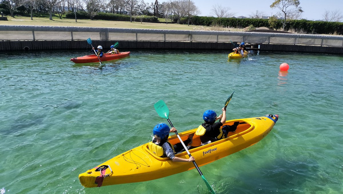 AmiFunto's tweet photo. [Jr.ユース]
中1春合宿.17
カヌー🛶は大盛り上がり
着替えをし、ウォークラリーへ👣 https://t.co/r18G00NN1d