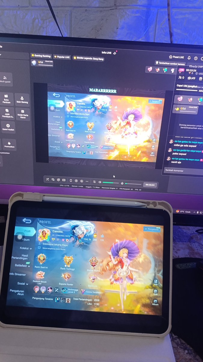 temenin live dong