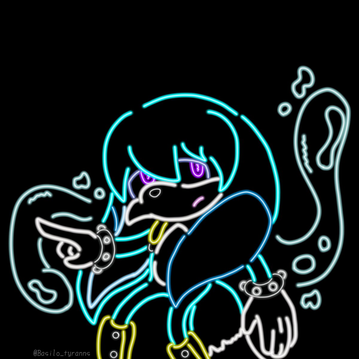 バシロﾃｨﾔﾝ / 🖤💙 (@basilo_tyrannus) on Twitter photo 