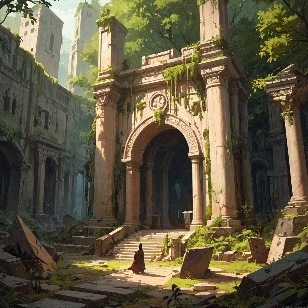 MurkHaunt's tweet image. Nature tak over, leave things alone, peaceful

#ruins #clearing #art