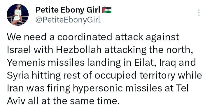 Petite Ebony Girl 🇵🇸 tweet media