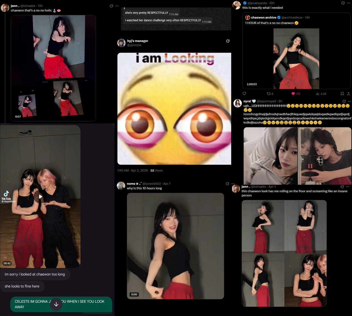 ew, chaewon 🎉 tweet media