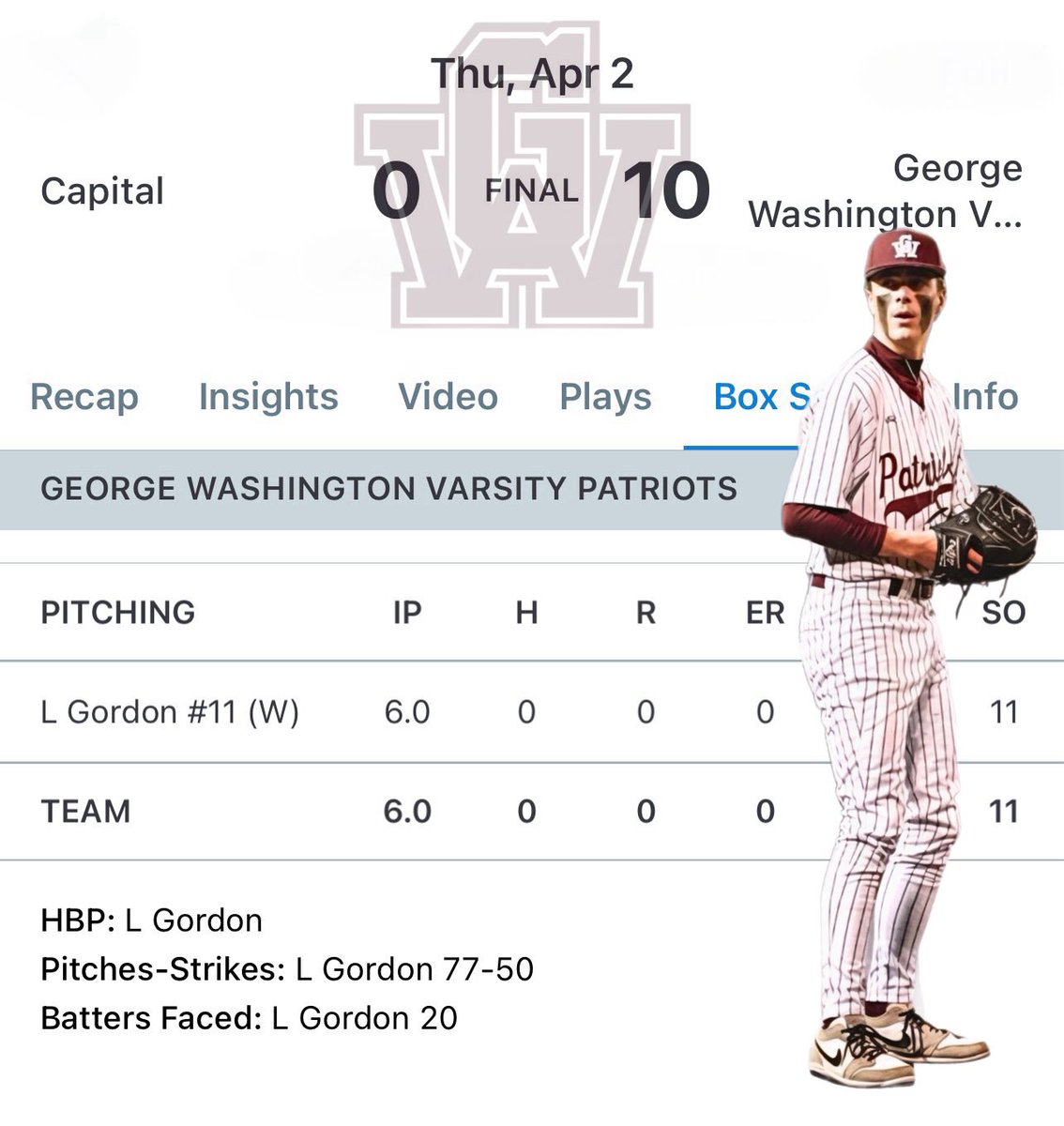 GWHS Baseball tweet media
