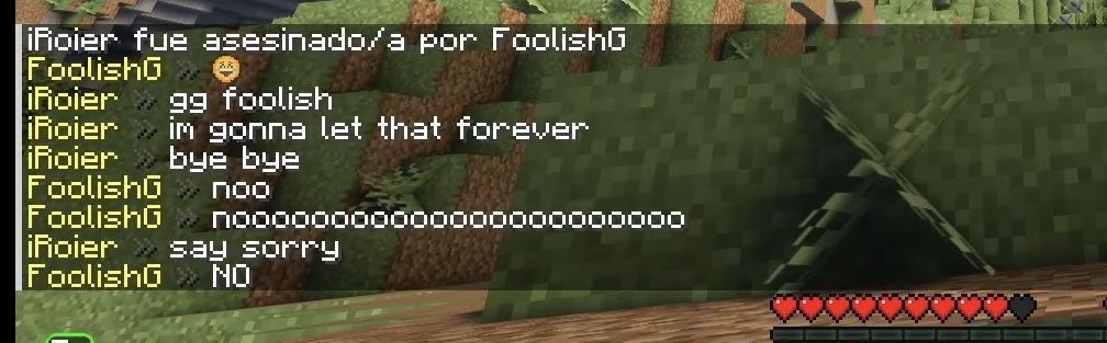 RoierUpdates's tweet photo. 🔊| ¡Roier en el chat global de QSMP!
 
Dale Foolish u.u

#Roier: gg foolish
#Roier: im gonna let that forever
#Roier: bye bye
#Foolish: noo
#Folish: noooooooooooo
#Roier: say sorry
#Foolish: NO https://t.co/mmYHViEDHD