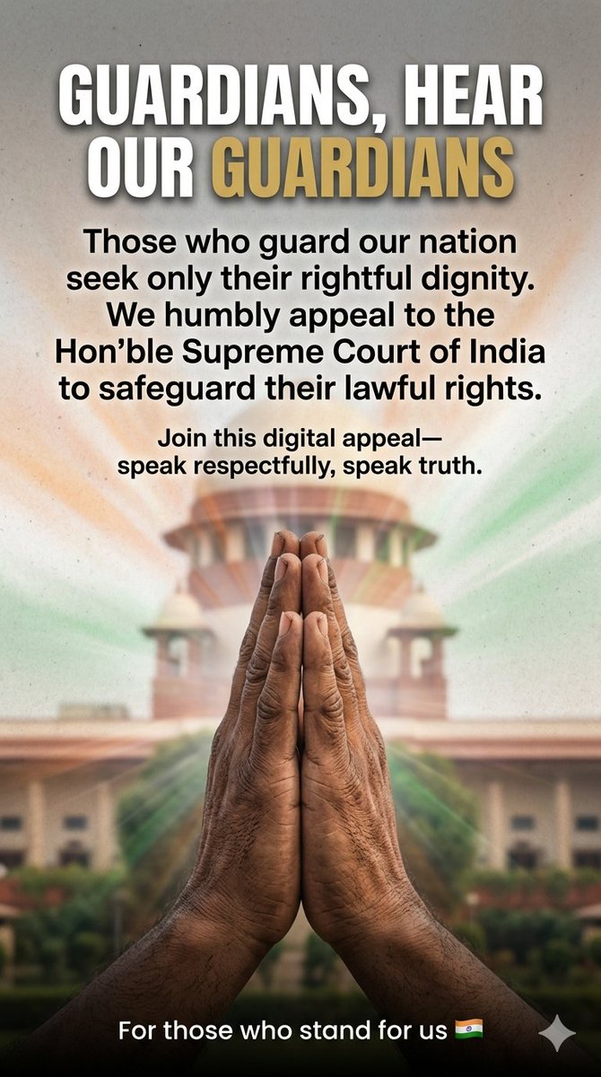 smritishivaa's tweet image. In today’s time, #socialmedia and #digitalplatforms give strength to our voices. Even if we cannot be present on the streets, we are not silent. Our faith lies in the spirit and conscience of the #ConstitutionofIndia. 🇮🇳
Join me in this #appeal campaign for our #soldiers. Let us