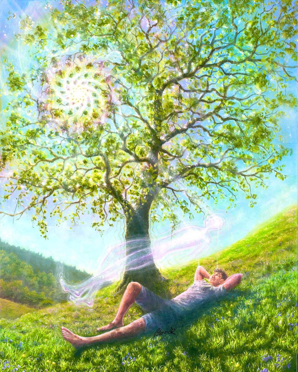 APsychedelics's tweet image. Float Away by Bradley Snook 🌳 #trippy