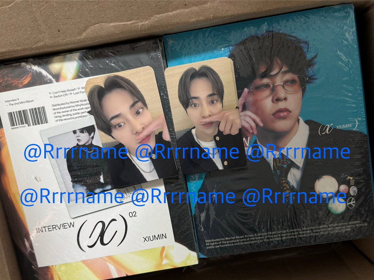 Rrrrname's tweet photo. 시우민 XIUMIN Interview X

2album+2poca=0.8

대량구매 가능
https://t.co/qYJJ5DjEYs
kakao/DM

exo cbx sell unopened album Photobook wts wt photocard bulk 미개봉 판매 엑소 첸백시 시우민 jjmuze 제이제이뮤즈 제제뮤즈 포토카드 포카 미개봉앨범 https://t.co/cScN42CmdL