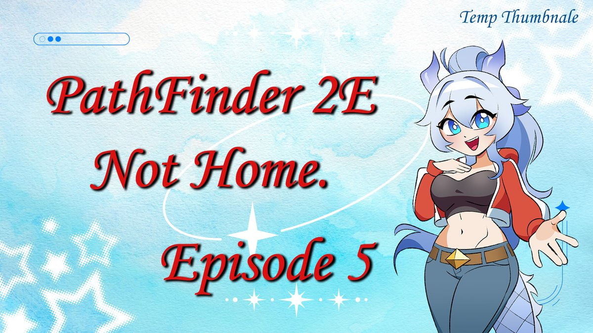 Live for Stream Number 2, Pathfinder, Not Home. Episode 5
youtube.com/watch?v=bMgppG…
twitch.tv/hiitakamui
#Vtuber #ENvtuber #Pathfinder