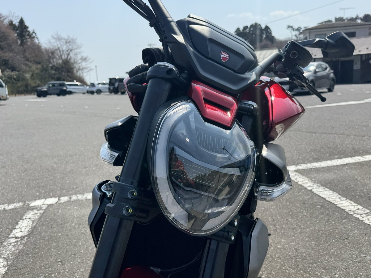 Kaz1200D's tweet photo. ストファイのリコール修理の間にXdiavelの試乗で松島まで… https://t.co/Jv1SoYOECL