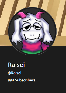 Since Rec Room is shutting down I'd like to point out the fact I am friends with THE ralsei on rec room