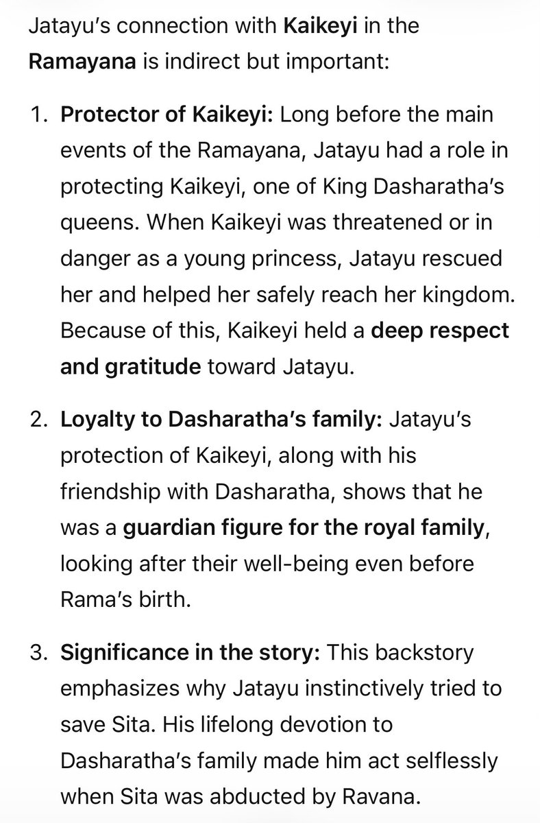 boyfriendkapoor's tweet photo. This snowy region (Himalayan foothills/ the Punjab region) is Kekaya, where Kaikeyi was a princess. When she was in danger Jatayu fought bravely to protect Kaikeyi. He personally defended her against the attackers, showing his loyalty and friendship with Raja Dasarath #Ramayana https://t.co/aDA7mbmsWD