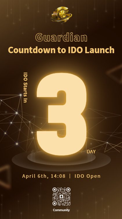 TheGuardian_'s tweet photo. 🚨 Guardian IDO Countdown Begins 🚨

🛡 Guardian Protocol
The Value Protection System for Digital Civilization

⏳ IDO Launch Time
April 6 • 14:08 (UTC+8)

Global Network IDO Opens Simultaneously

🛡 Guardian Protocol
Protect Value • Stabilize Ecosystem • Rebuild Order https://t.co/pUKcvpCt0U