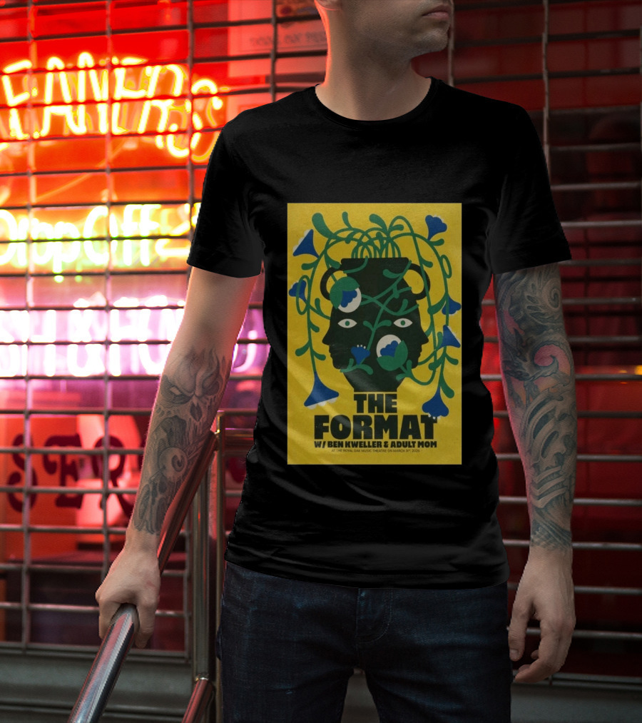 Linbobobrand's tweet image. Quick vibe check: Who's ready for the nostalgia of The Format, Ben Kweller, and Adult Mom live at Royal Oak? This tour T-shirt is giving me all the feels! 🎶 What’s your favorite concert memory? linbobo.com/product/t-shir…

#TheFormat #BenKweller #AdultMom #ConcertMemories