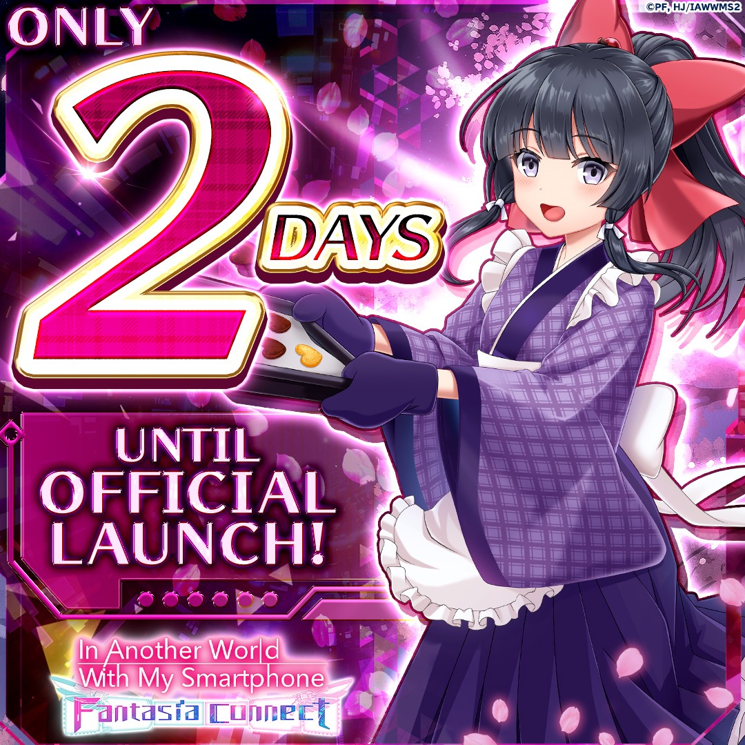 isesuma_enpr's tweet photo. ⏳ Only [2 days] until launch!

"In Another World with My Smartphone: Fantasia Connect"

Isekai × Heroines × Idle RPG ✨
The adventure begins soon!

📱 Pre-register for rewards!
https://t.co/HDAlgxKcAA

#ISESUMA #IseConnect