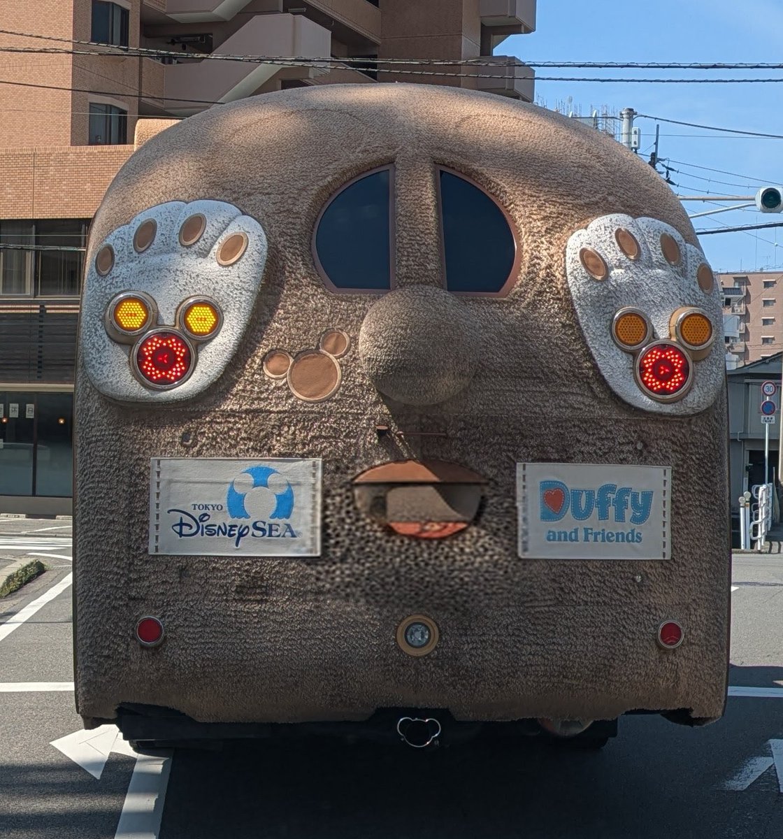 偶然 ディズニーのバス
ファンタジーーー