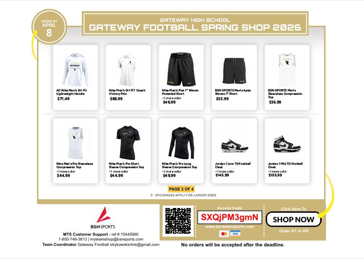 Gateway HS Football tweet media