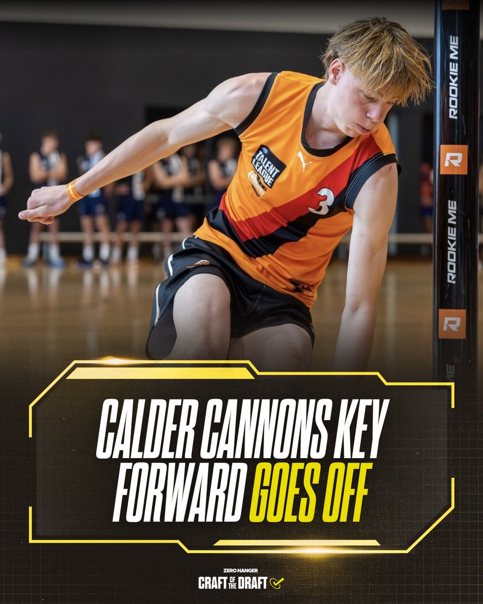 JontyRalphsmith's tweet photo. Calder Cannons key forward Nate Jenkins announced himself today with a bag of seven goals in the Talent League.

Bottom-ager anchored the Cannons’ front-end. 196cm, can launch for the footy and take a good grab. https://t.co/sQ97IreZlA