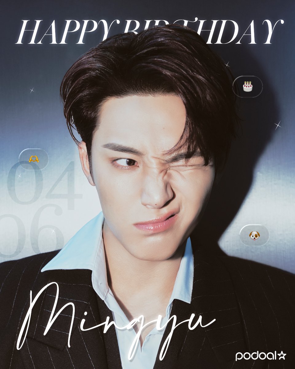 [#Happy_Birthday🎂]

20260406 Happy MINGYU's Day🐶

💎[민규의 솔로 차트 순위는?]
podoal.io/en/app/chart

💬 [민규 팬 커뮤니티]
KR : podoal.io/app/communitie…
Global : global.podoal.io/app/communitie…

#HBD #MINGYU #민규 #SEVENTEEN #세븐틴 #CARAT #캐럿
