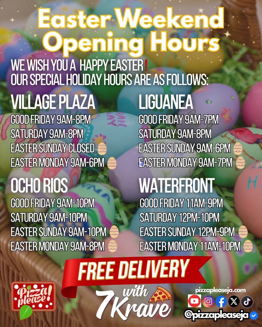 Pizza Please ...Italian Pizzas, Jamaican Flavors™ tweet media