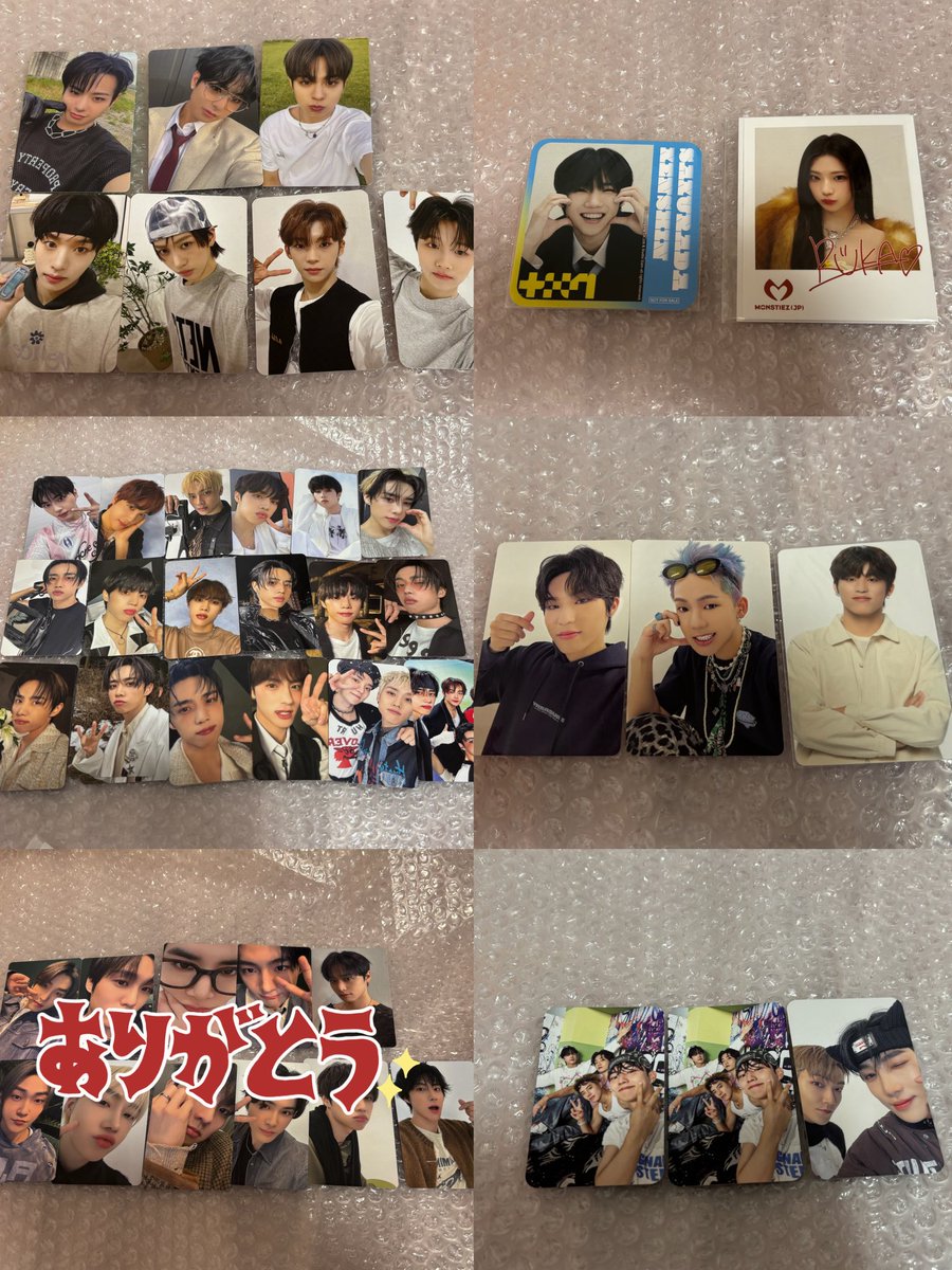 xc0yr's tweet photo. @_

トレカ 交換

譲:TREASURE THEBOYZ &amp;TEAM その他(1〜3枚目)

求:JO1 河野 木全 INI 木村 許 田島

郵送での取引📮まとめて優先。買取も可能です。
未所持でしたらなんでも検討いたします🍒◎ https://t.co/kHsrm0fvjb