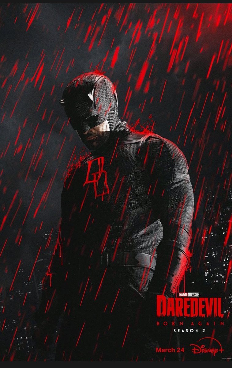 WiniciusAndrad5's tweet photo. Muito a se falar, vamos lá.

Traje do caralho! A ação está melhor, julgo aqui qualidade da coreografia, junto à barbárie e cruez, sempre presente no nosso querido DareDevil. Já o ritmo das lutas nem tanto. A temporada ainda falha, menos que a primeira, na edição e roteiro ⤵️ https://t.co/suGXCA7Zuj