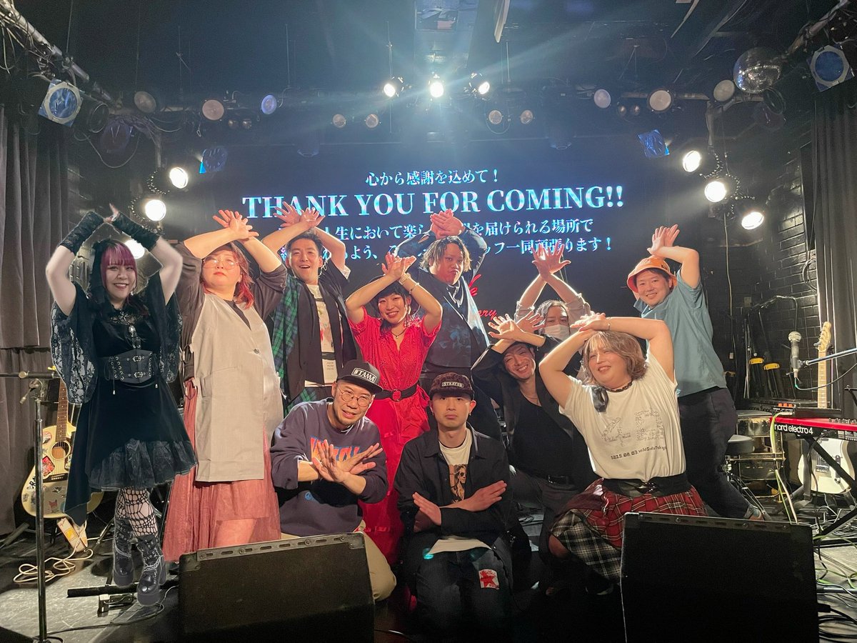 ワイサイ17周年ライブありがとうございました！毎年周年呼んでもらえるのは嬉しい限りですね！これからも出演や主催でお世話になっていきたいです👏
いつも楽しいライブが出来るのはワイサイスタッフさんのおかげ！感謝！
ライブも楽しかったです☺️