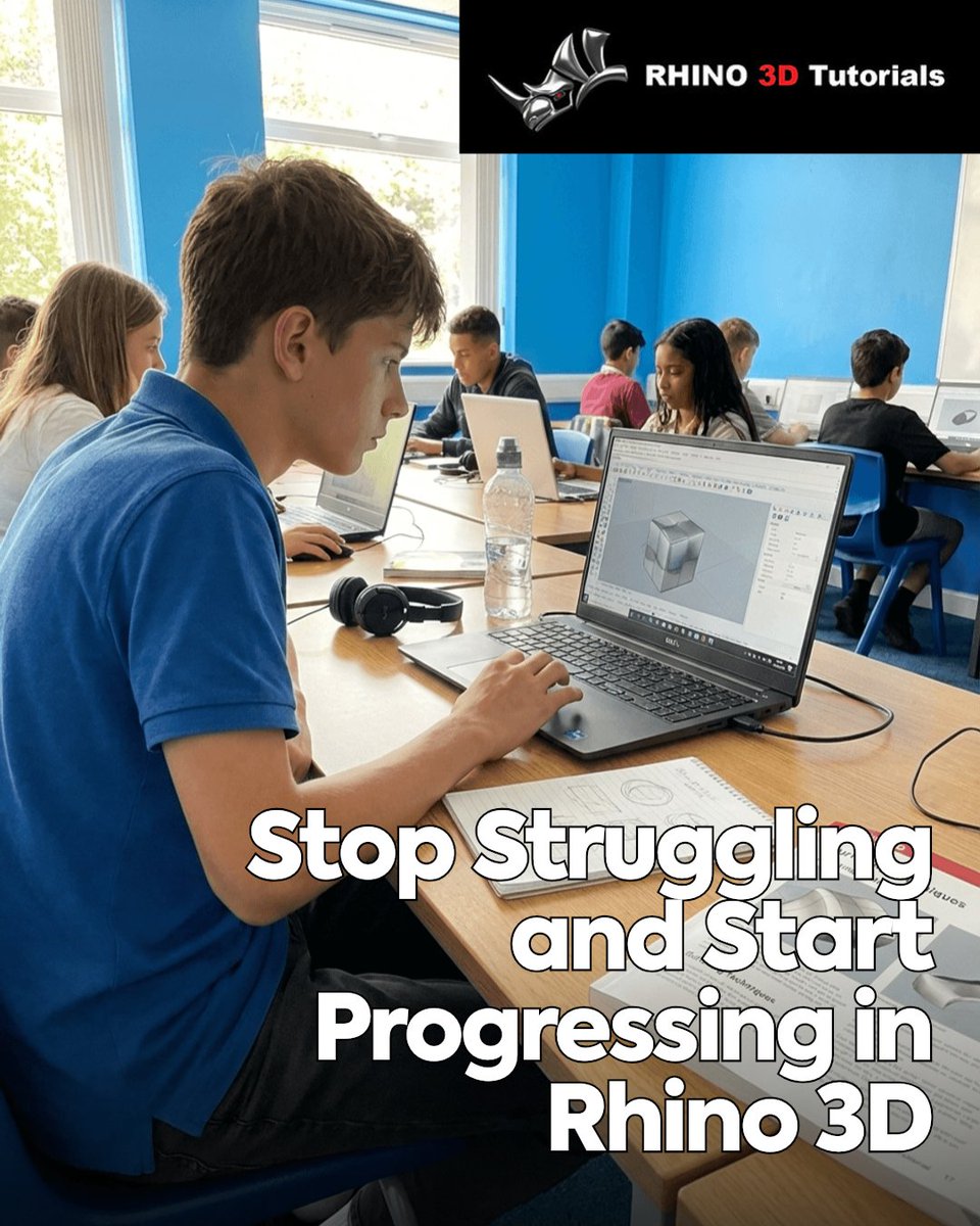 Rhino 3D Tutorials tweet media