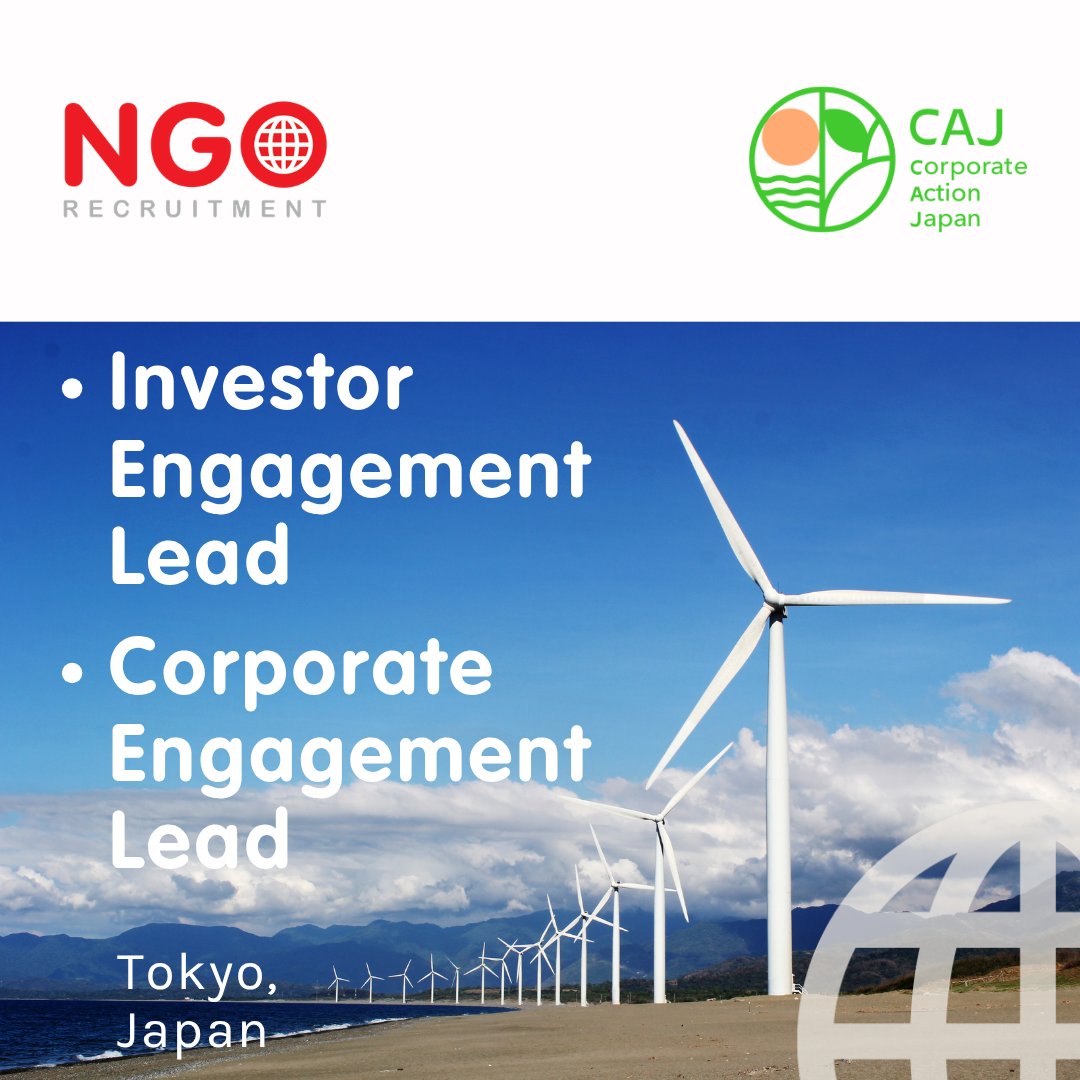 NGORecruitment's tweet image. 📢 This week, the NGO Recruitment international team has been focussing on the below vacancies in the APAC region ▶️ ow.ly/ThzP50YC2wQ 

#NGORecruitment #RemoteWork #PhilanthropyJobs #ClimateCareers #ESG #EnergyTransition #ProgramManager #StrategyJobs