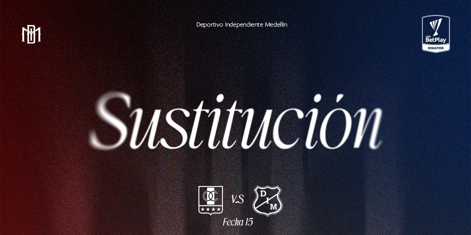 DIM_Oficial's tweet image. ⏱️ 69' | Once Caldas 0-0 Medellín

Doble sustitución en el #Poderoso

⬇️ Jhon Edwin Montaño #20 
⬆️ Yony González #11 

⬇️ Frank Fabra #18 
⬆️ Hayen Palacios #30 

#DaleMedellín