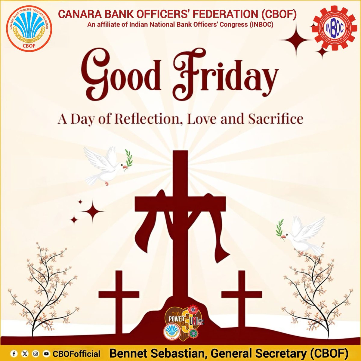 Canara Bank Officers' Federation - CBOF tweet media