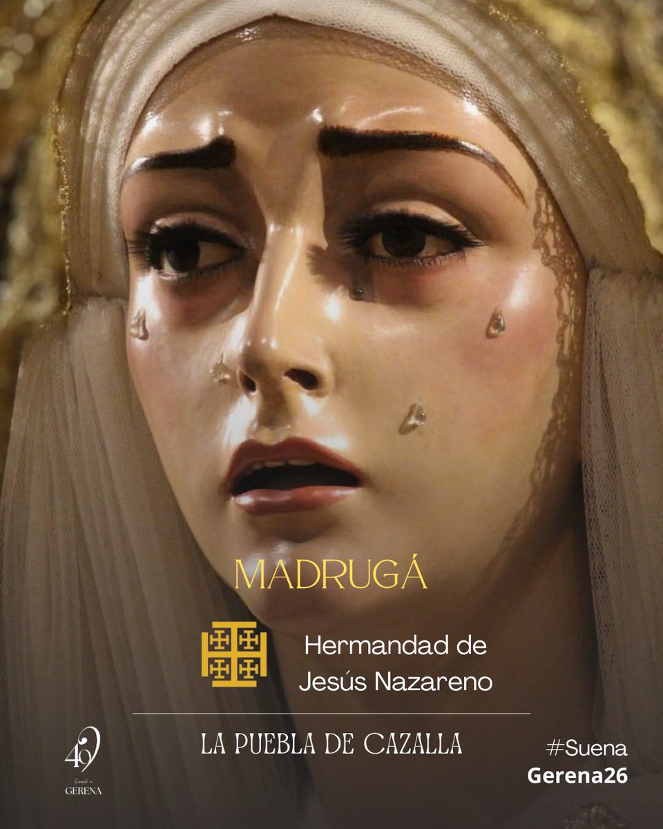 ♥️ ¡Y llegó la mañana más mágica! 

☀️ La Morisca más guapa nos espera en #LaPueblaDeCazalla para llenar de gracia y alegría las calles de su pueblo.

📲 #SuenaGerena26 <a href="/hdadjesuspuebla/">Hermandad de Jesús</a>