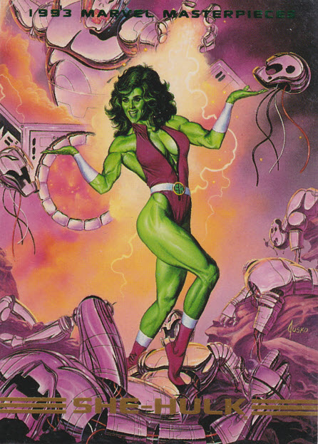 AustinGorton's tweet image. Marvel Masterpieces Series 2 #FantasticFour! 

(With Reed and Sue sitting this series out, we're getting flexible with the definition),

Which card is YOUR favorite?

#TradingCardADay #MM2 #HumanTorch #Thing #DoctorDoom #SheHulk #JimSteranko #GeorgePerez #GlennFabry #JoeJusko