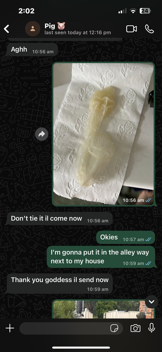 BethanyGod83452's tweet photo. Easter egg hunt for my cum guzzling sissy…

but instead of chocolate, he gets a condom full of alphas cum 💦

$100 for his sweet jizz and he guzzles it in the alley way before heading back home, begging for more.. https://t.co/6Eh0f2GvVp