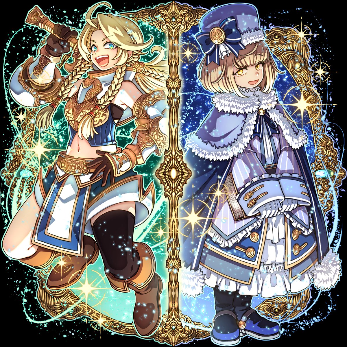 ドラポ新SS情報】本日メンテ後より『ジークリンデ＆ヒョルディース』が
