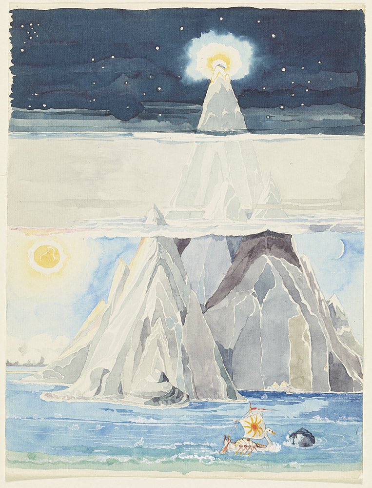 Halls of Manwe on the Mountains of the World above Faerie — J.R.R. Tolkien