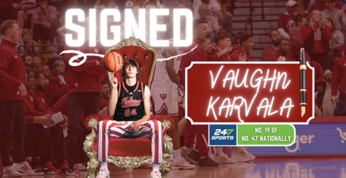 JeffRabjohns's tweet image. Indiana 2026 signee Vaughn Karvala plays Friday at 4 p.m. in the #ChipotleNationals semifinals.

His @BellaVistaHoops squad faces Jermaine O’Neal’s @DynamicPrepSch team at 4 p.m. at Hamilton Southern. #iubb

Ticket link: gofan.co/app/school/AL7…