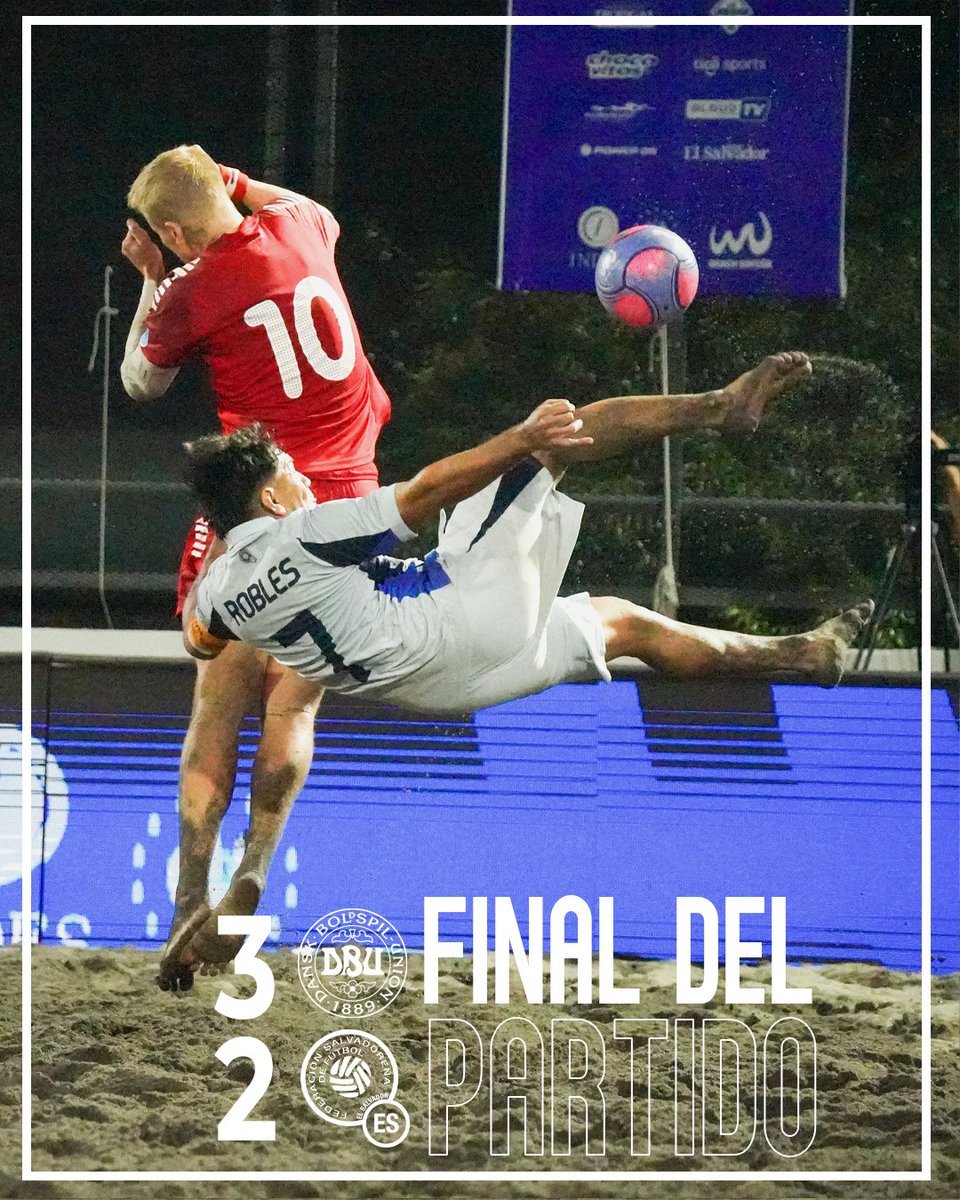 Final de partido
🇩🇰 3 - 2  🇸🇻
Selección masculina

#FutbolPLaya