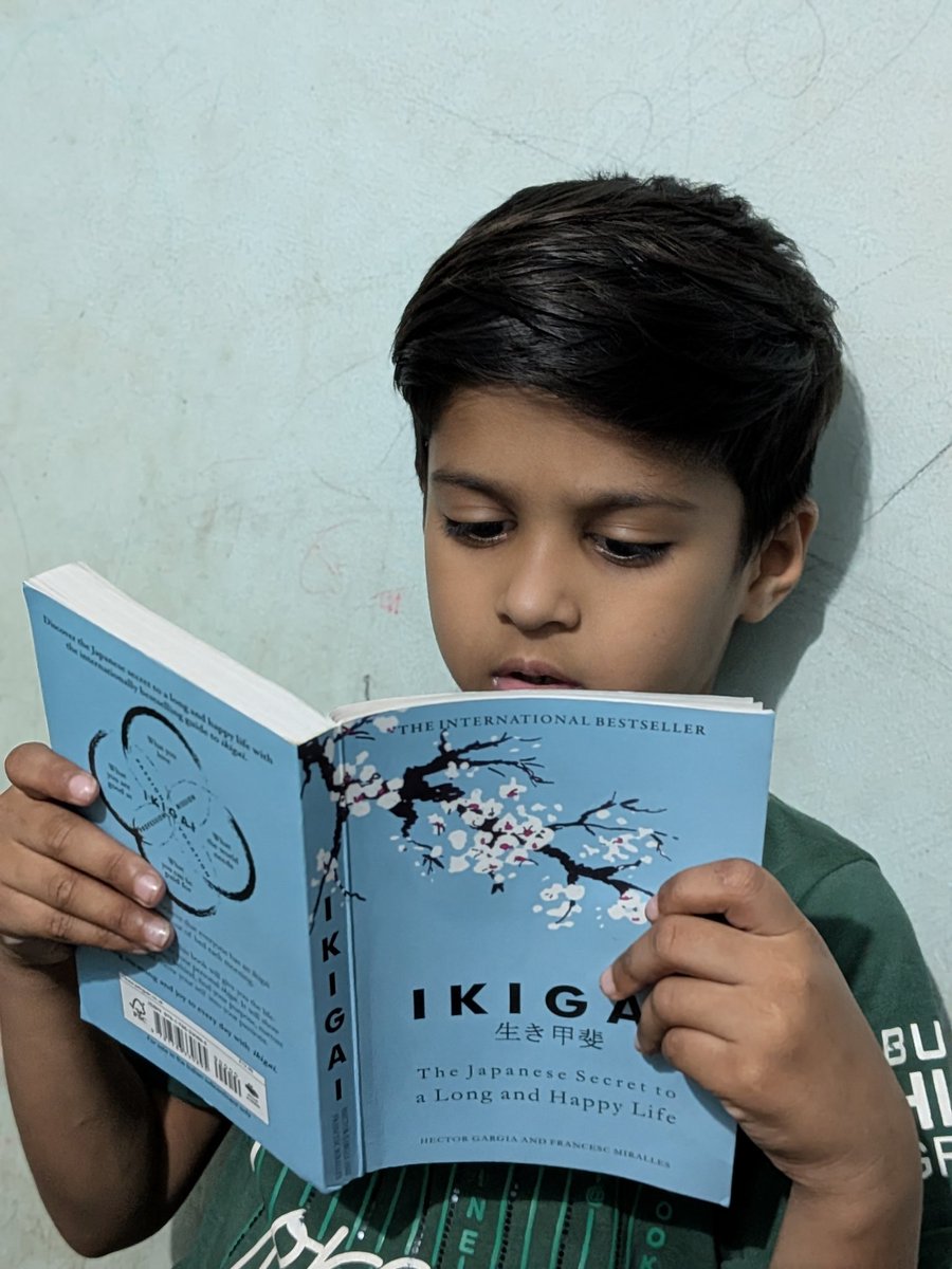 KamrajChalak's tweet image. 📖 Stay active; don’t retire.

Me and my son reading #IKIGAI
Feeling a strong positive energy within!

Stay active, keep learning that’s the key to happiness.
Special Thanks to both Hector Garcia &amp;amp; Francesc Miralles. 

#Ikigai #StayActive #PositiveLife #JAPAN #bookreview
#nature